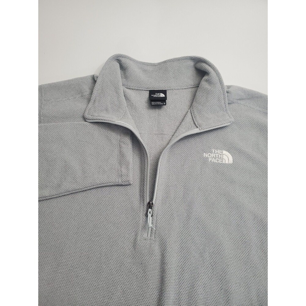 The‎ North Face Men's Long Sleeve Pullover Full Zip Sweater, Grey, XL